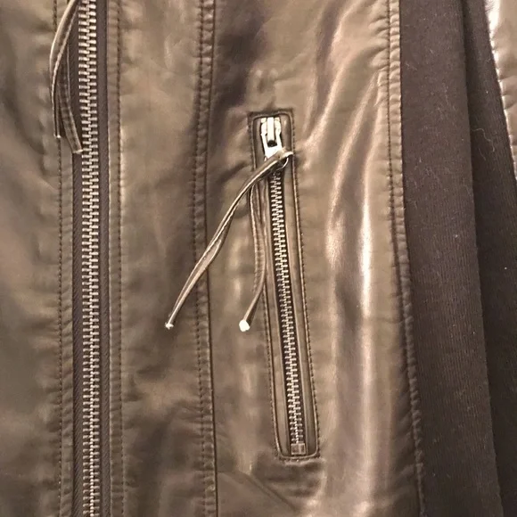 New, We The Free Vegan Leather Motto Jacket❤️ - Picture 7 of 11